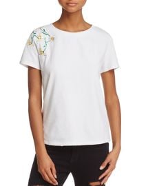 Honey Punch Daisy Embroidered Tee at Bloomingdales